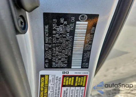 2024 Lexus Es 350 Base from USA, damaged, VIN 58ADZ1B19RU174579